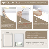 No-Drill Top Down Bottom Up (TDBU) Cordless Cellular Shades