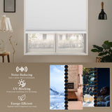 No-Drill Top Down Bottom Up (TDBU) Cordless Cellular Shades