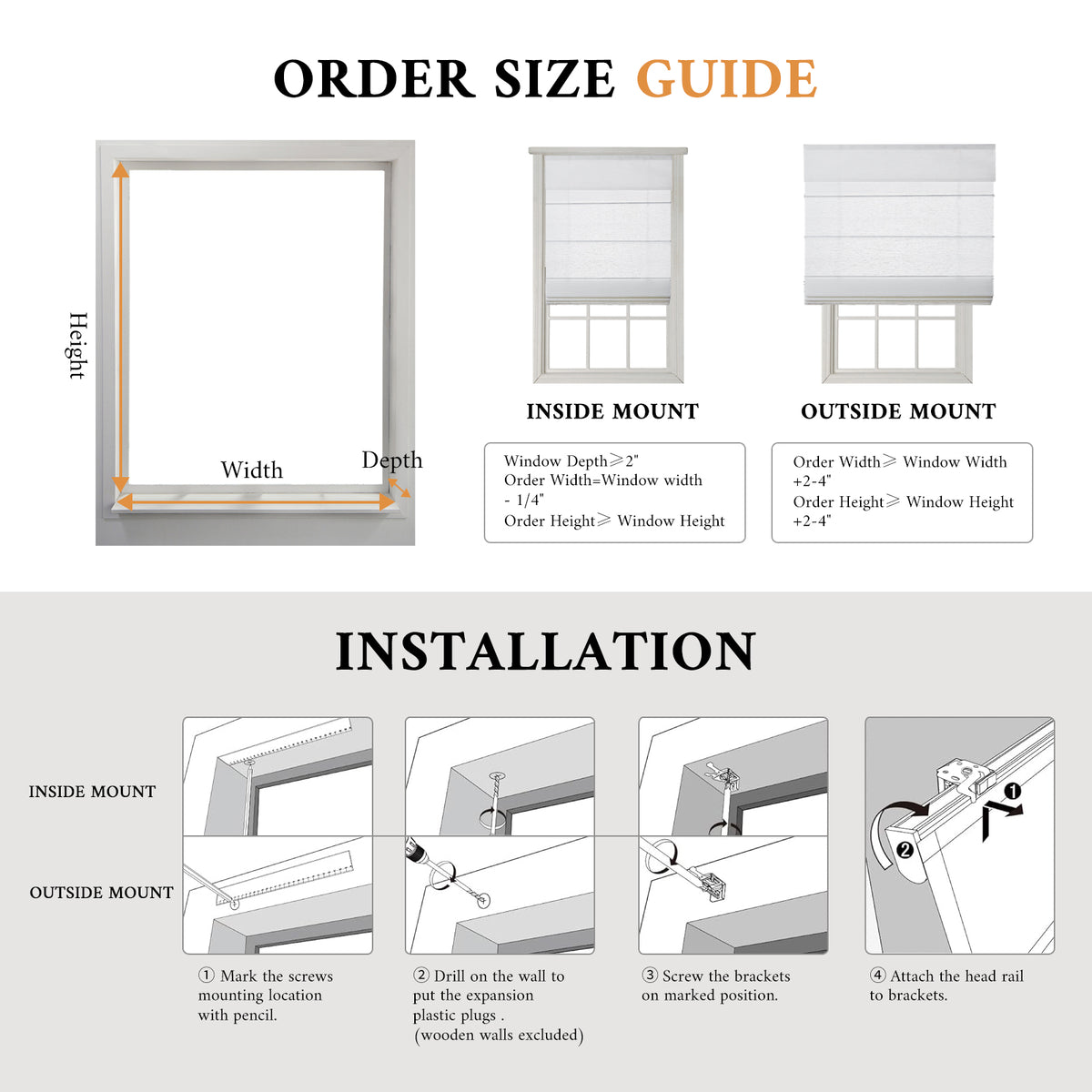 Cordless Roman Shades