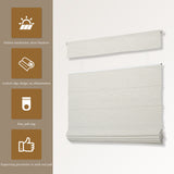 No-Drill Top Down Bottom Up (TDBU) Cordless Roman Shades