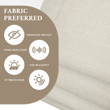 No-Drill Top Down Bottom Up (TDBU) Cordless Roman Shades