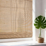 No-Drill Cordless Bamboo Roman Shade
