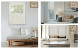 No-Drill Top Down Bottom Up (TDBU) Cordless Roman Shades