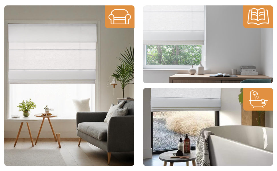 Cordless Roman Shades